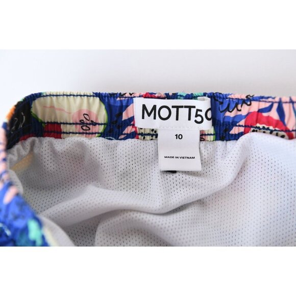 Mott50 Lot of 2 Boys Swim UPF 50 Mesh Brief Trunks SZ 10 Tropical Print - Picture 2 of 16